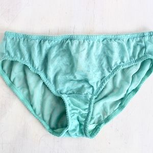 Fortnight Vega Low Rise Underwear- Teal- Sz LG